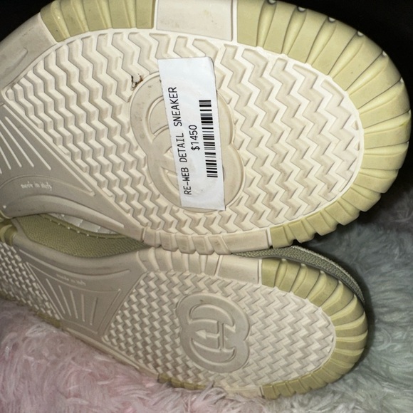 New Gucci Re-Web Crystal Chain Sneakers Size 38 - Picture 15 of 16